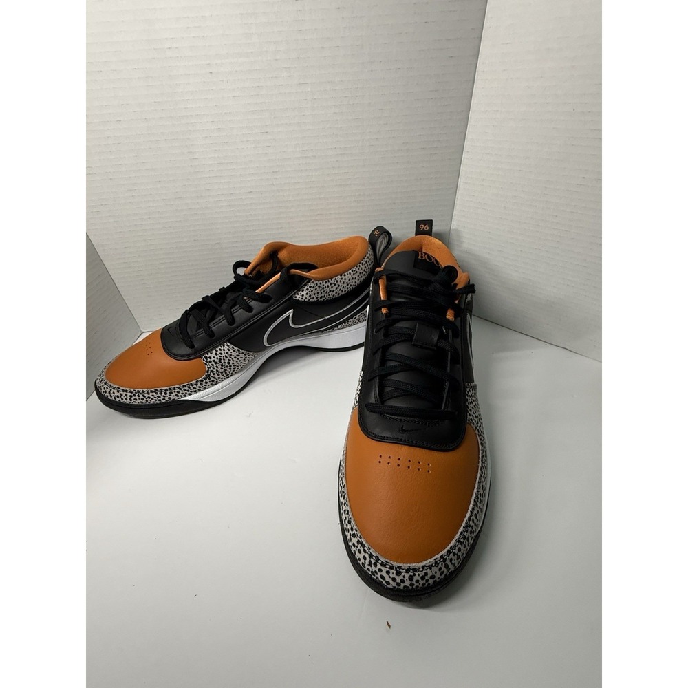 New Nike Book 1 Air Safari Black-Monarch-Black Men's Size 17 HV2096-001 - Picture 2 of 13